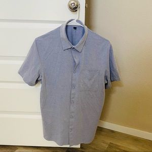Lululemon Commission Short Sleeve Shirt - Light Blue